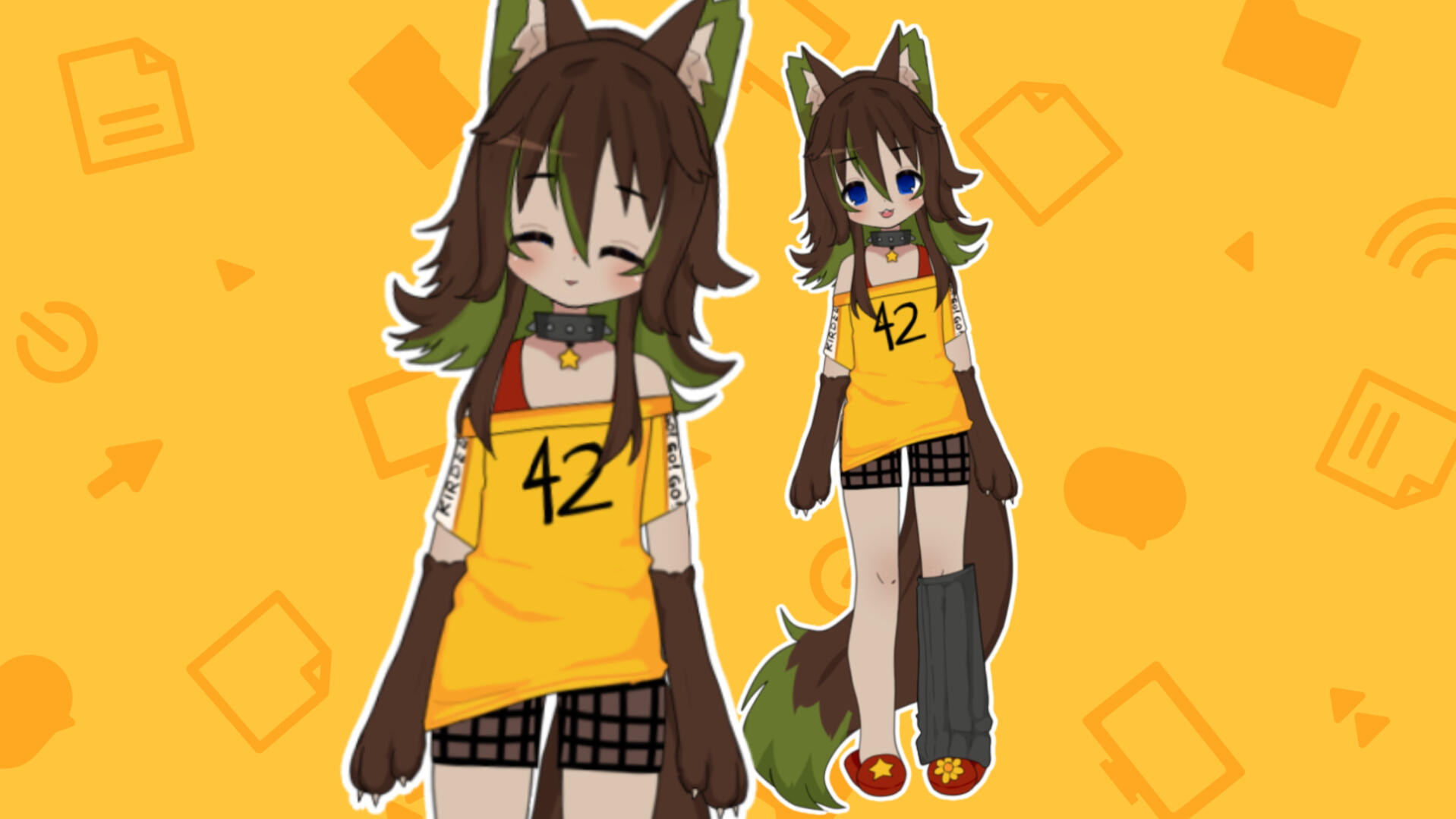 2d chibi pajama kirdee - @bai_jiu